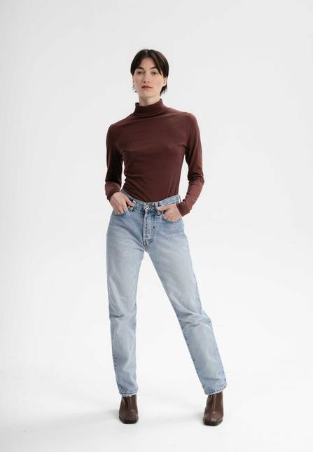 Melawear Damen Turtleneck Shirt ANCHAL Riesige Rabatte