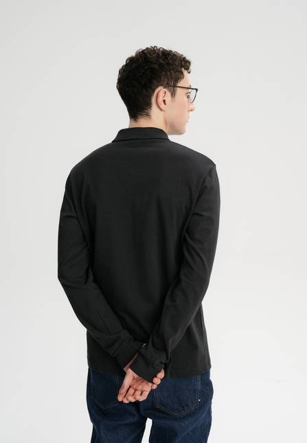Melawear Herren Langarm Polo Shirt DIVIT Speichern exportieren