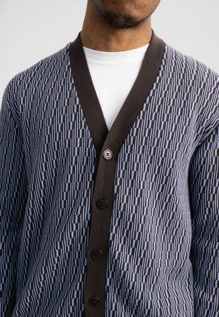 Melawear Jacquard Strick Cardigan JAAPAK Begrenztes Angebot