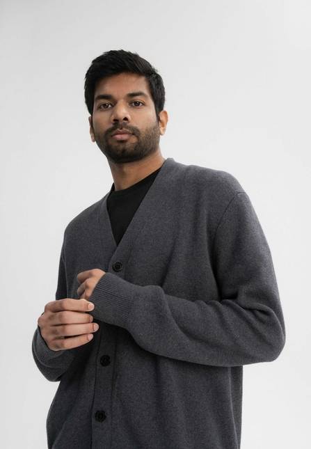 Melawear Jacquard Strick Cardigan JAAPAK Preisnachlass