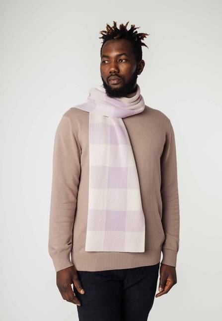 Melawear Jacquard Rippstrick Schal ASMEE Verkauf