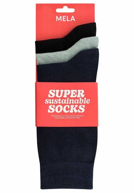 Melawear Socken 3er Pack Basic Großer Ausverkauf