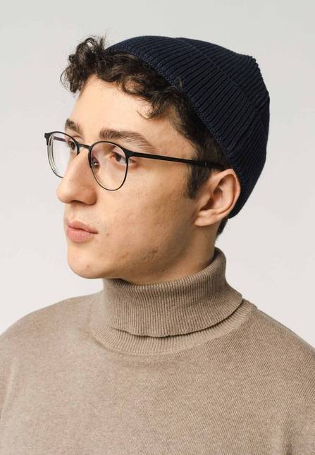 Melawear Unisex Kurze Rippstrick Mütze RAFI Saisonale Angebote