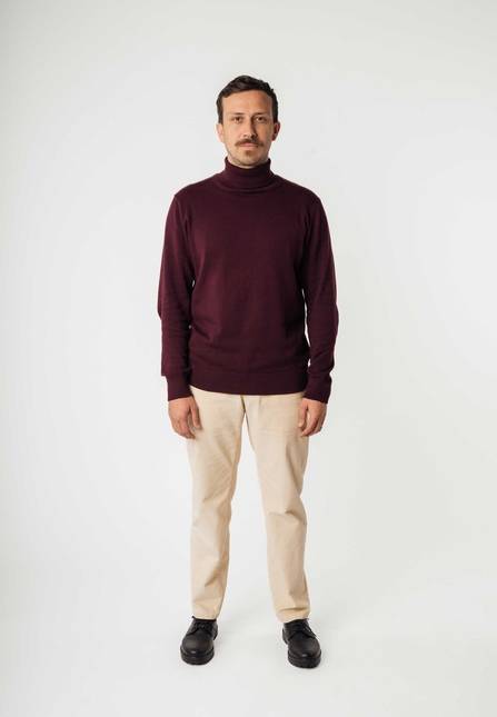 Melawear Feinstrick Rollkragenpullover KANJA Speichern exportieren