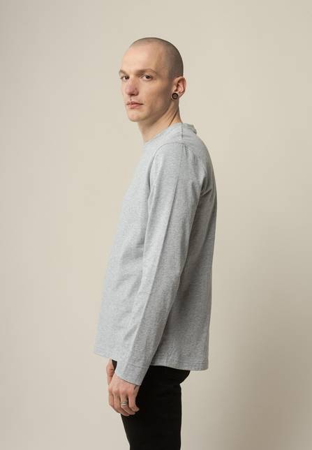 Melawear Basic Langarmshirt JERIN Fabrik Onlineshop