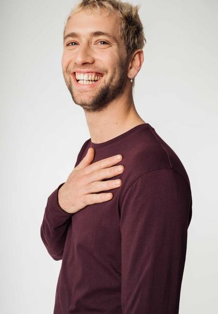 Melawear Basic Langarmshirt JERIN Fabrikpreis