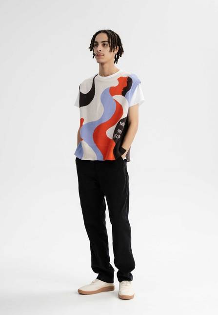 Melawear Jacquard Strick Pullunder Artist Edition Maggie Osterangebot