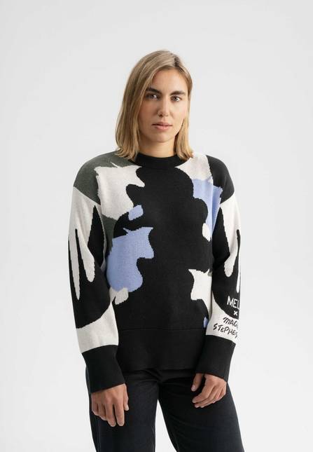 Melawear Jacquard Strickpullover Artist Edition Maggie Muttertagsangebot