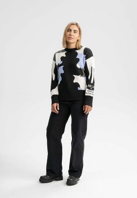 Melawear Jacquard Strickpullover Artist Edition Maggie Muttertagsangebot