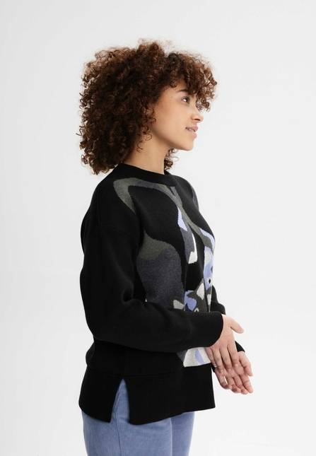 Melawear Jacquard Strickpullover FAIZA Heißer Verkauf