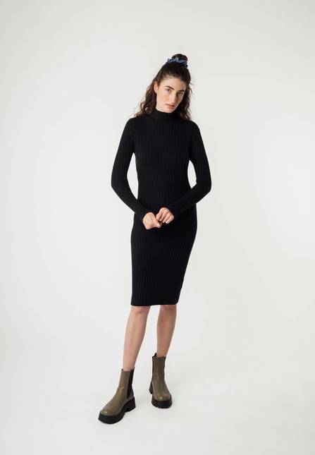 Melawear Rippstrickkleid SHIVANI Super Sparpreis
