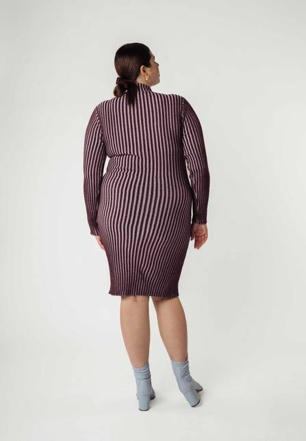 Melawear Rippstrickkleid SHIVANI Begrenzte Freigabe