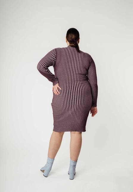 Melawear Rippstrickkleid SHIVANI Begrenzte Freigabe
