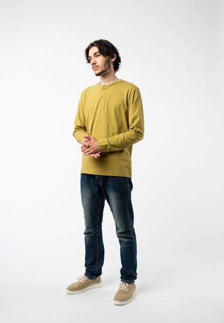 Melawear Henley Langarmshirt RAHUL Zeitbegrenzte Promotion