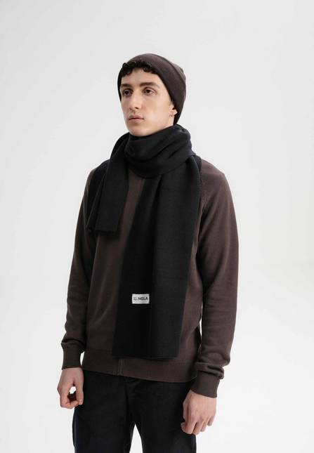 Melawear Jacquard Rippstrick Schal ASMEE Bis zu 50% Rabatt