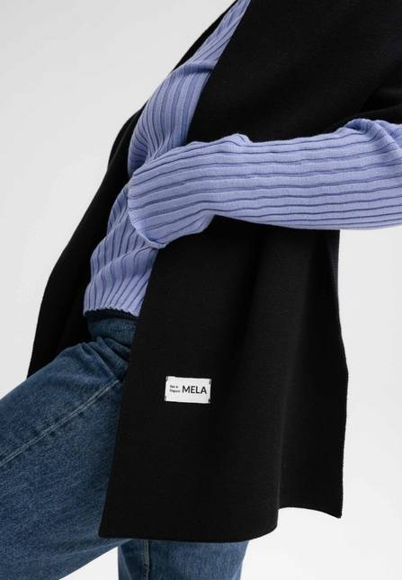Melawear Jacquard Rippstrick Schal ASMEE Bis zu 50% Rabatt