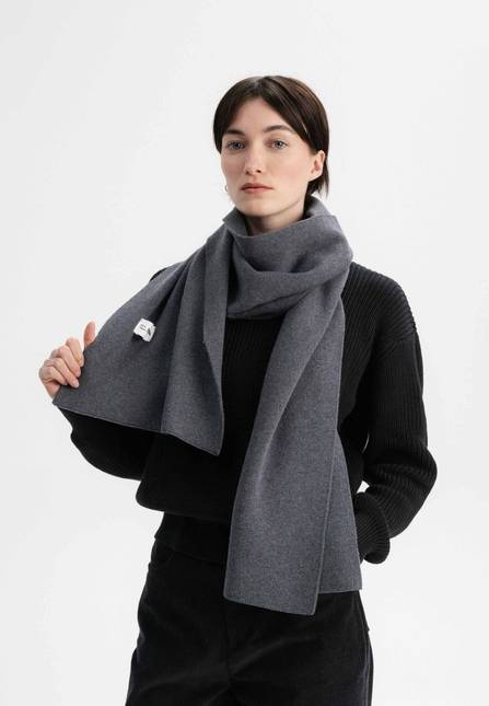 Melawear Jacquard Rippstrick Schal ASMEE Bis zu 60% Rabatt