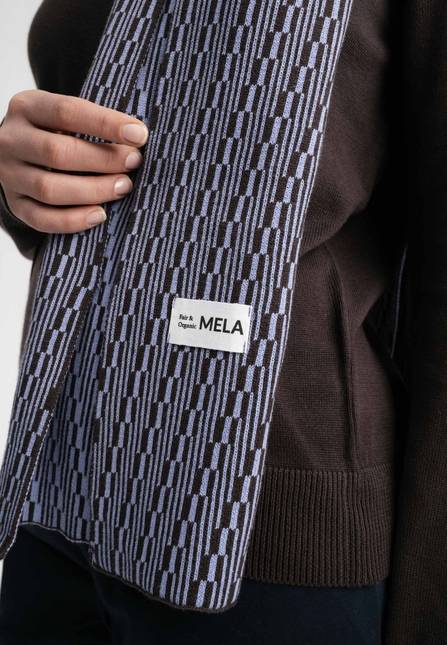 Melawear Jacquard Rippstrick Schal ASMEE Nur für heute