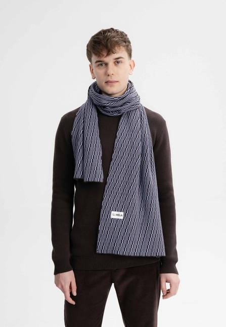 Melawear Jacquard Rippstrick Schal ASMEE Nur für heute