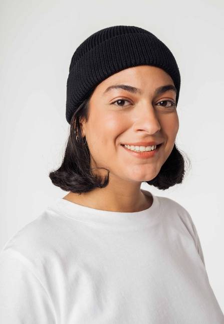 Melawear Unisex Kurze Rippstrick Mütze RAFI Vatertagsangebot
