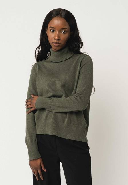 Melawear Feinstrick Rollkragenpullover MAYURA Zeitlich begrenztes Angebot