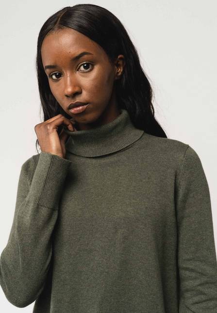 Melawear Feinstrick Rollkragenpullover MAYURA Zeitlich begrenztes Angebot