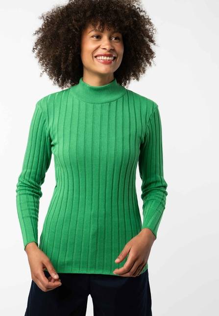 Melawear Damen Strickpullover mit Mockneck AMBA