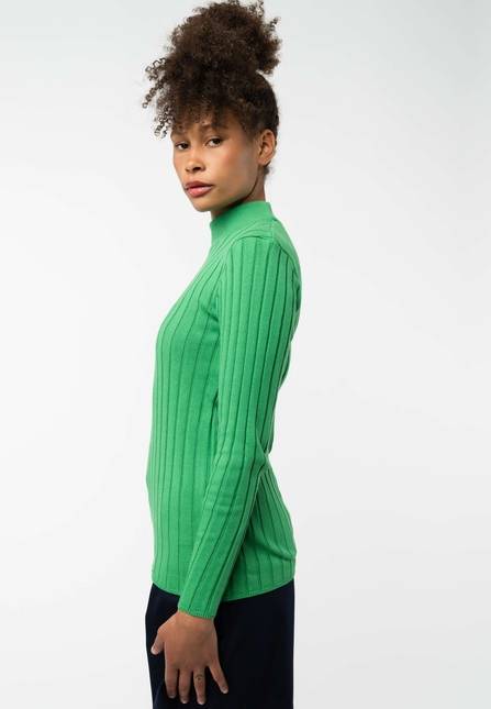 Melawear Damen Strickpullover mit Mockneck AMBA Riesige Ersparnisse