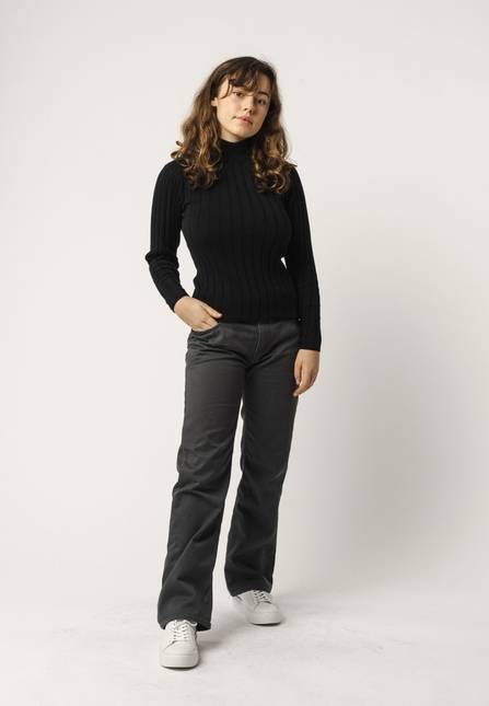 Melawear Damen Strickpullover mit Mockneck AMBA Tiefpreis
