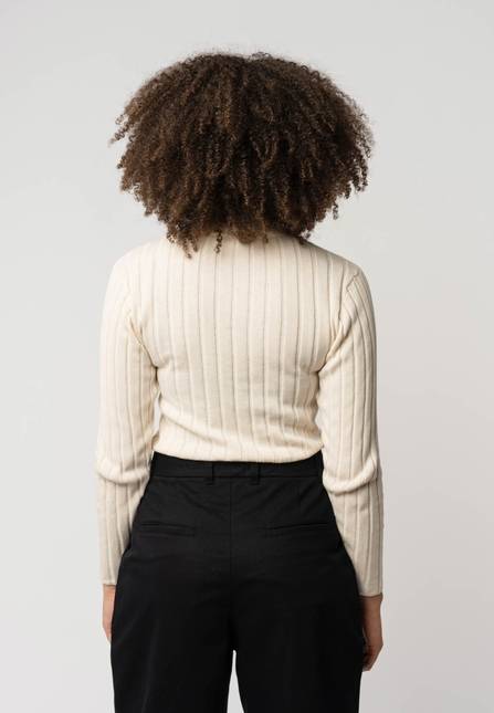 Melawear Damen Strickpullover mit Mockneck AMBA Super Sparpreis