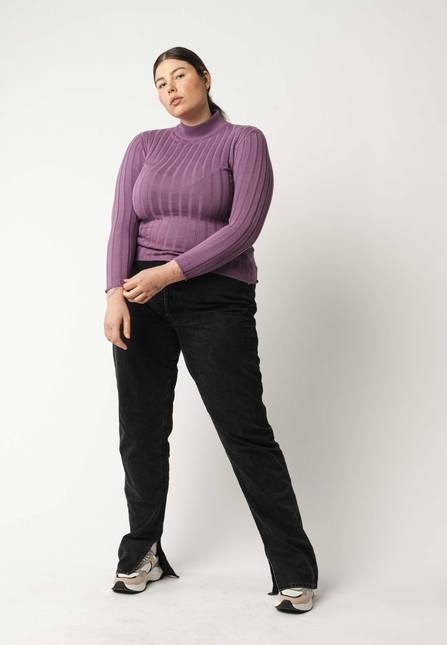 Melawear Damen Strickpullover mit Mockneck AMBA Wochenangebot