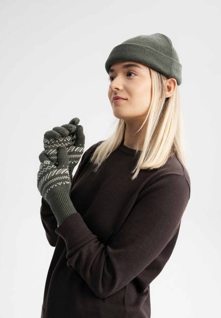 Melawear Strick Handschuhe RISHI Schlussverkauf