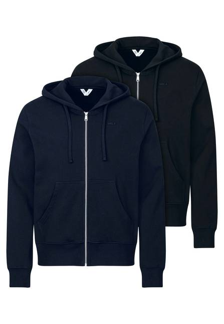 Melawear Hoodiejacke mit Reißverschluss DEVADAS Bundle Versandkostenfrei