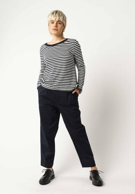 Melawear Basic Langarmshirt REENA Stripes Bis zu 65% Rabatt