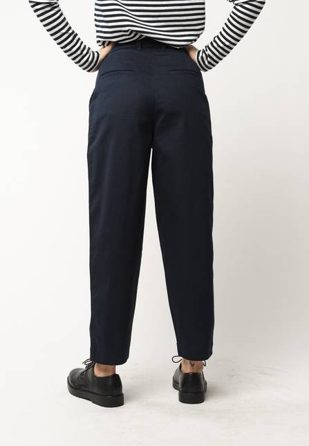 Melawear Hose mit hohem Bund und Bundfalten NEHA 50% Rabatt mit kostenlosem Versand