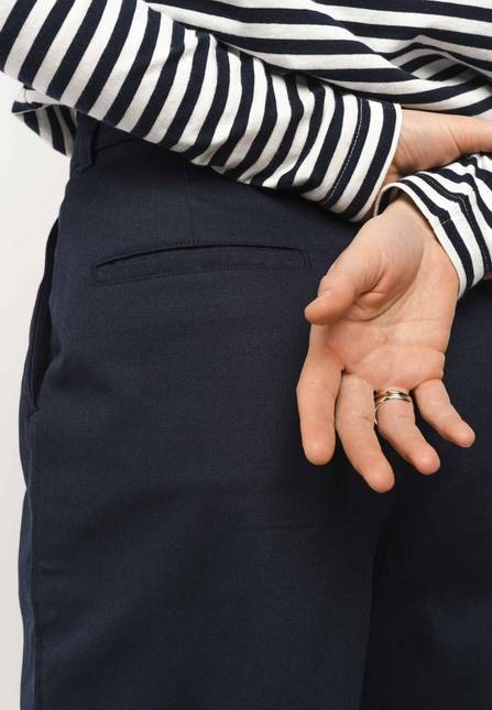 Melawear Hose mit hohem Bund und Bundfalten NEHA 50% Rabatt mit kostenlosem Versand