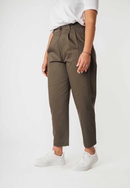 Melawear Hose mit hohem Bund und Bundfalten NEHA Clearance-Verkauf