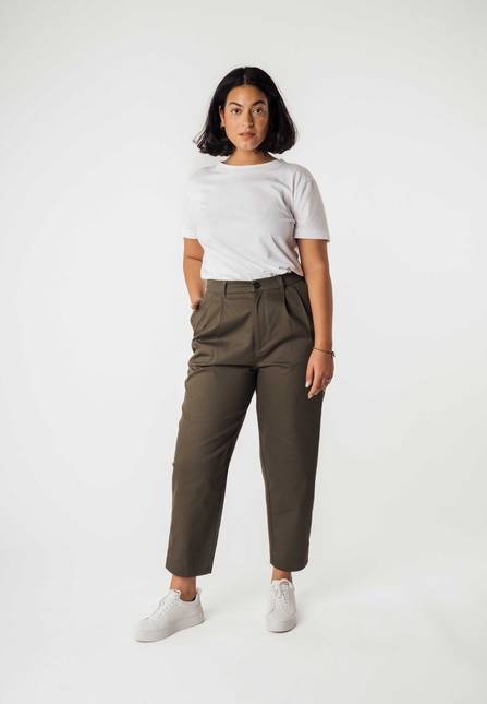 Melawear Hose mit hohem Bund und Bundfalten NEHA Clearance-Verkauf