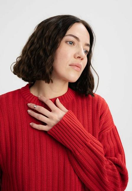 Melawear Strukturierter Strickpullover ISHANI Kostenloser Versand international