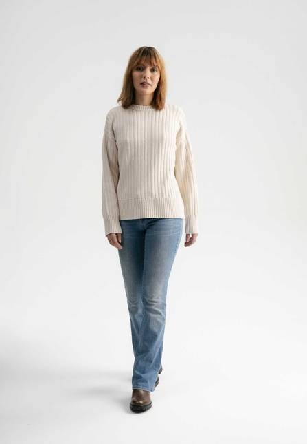 Melawear Strukturierter Strickpullover ISHANI Fabrikladen