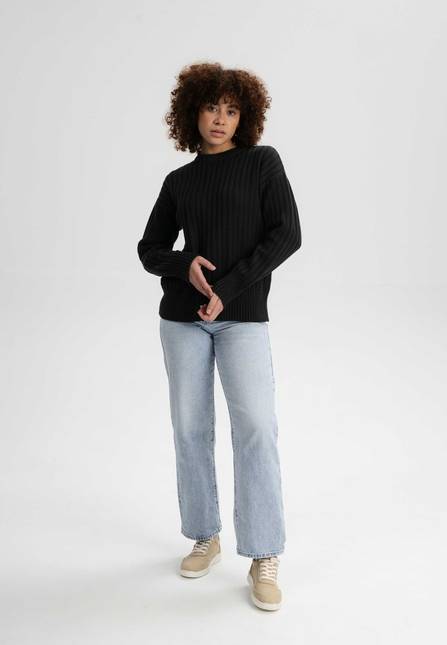 Melawear Strukturierter Strickpullover ISHANI Begrenzt auf 3 Tage