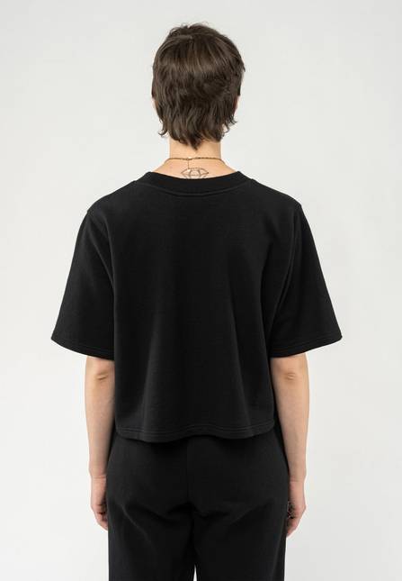 Melawear French Terry Cropped T-Shirt DEEPALI zollfrei