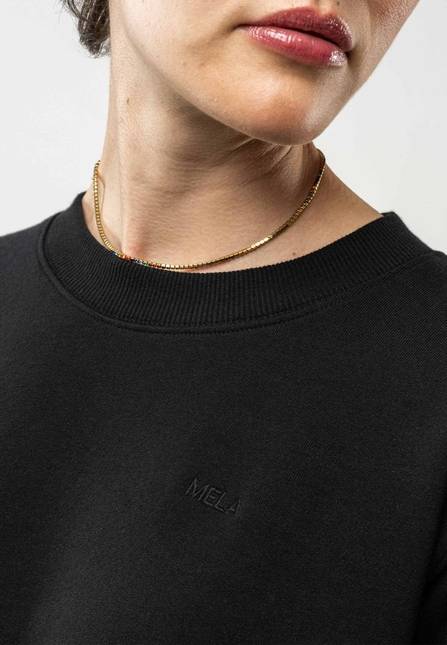 Melawear French Terry Cropped T-Shirt DEEPALI zollfrei
