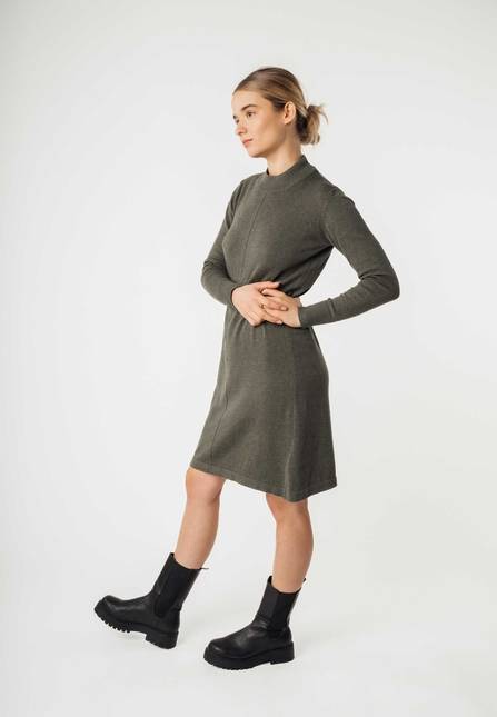 Melawear Basic Feinstrick Kleid HARLEEN Fabrik Onlineshop