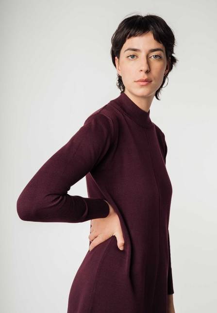 Melawear Basic Feinstrick Kleid HARLEEN Fabrikpreis