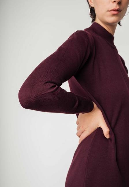 Melawear Basic Feinstrick Kleid HARLEEN Fabrikpreis