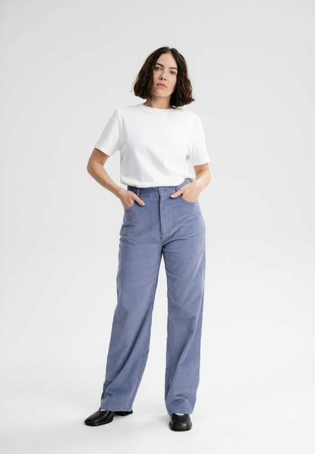 Melawear Cord Hose mit hohem Bund und weitem Bein OORJA Sonderangebot