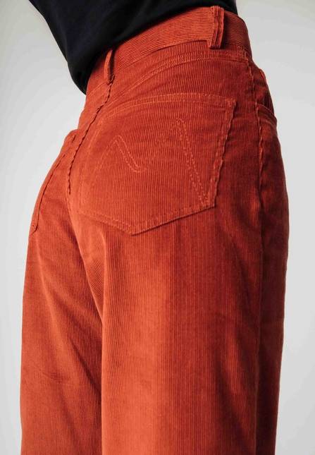 Melawear Cord Hose mit hohem Bund und weitem Bein OORJA Saisonale Angebote