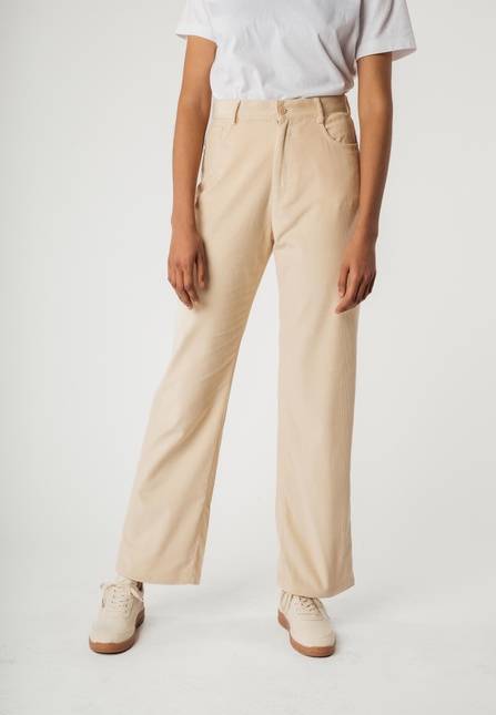Melawear Cord Hose mit hohem Bund und weitem Bein OORJA Tägliche Deals