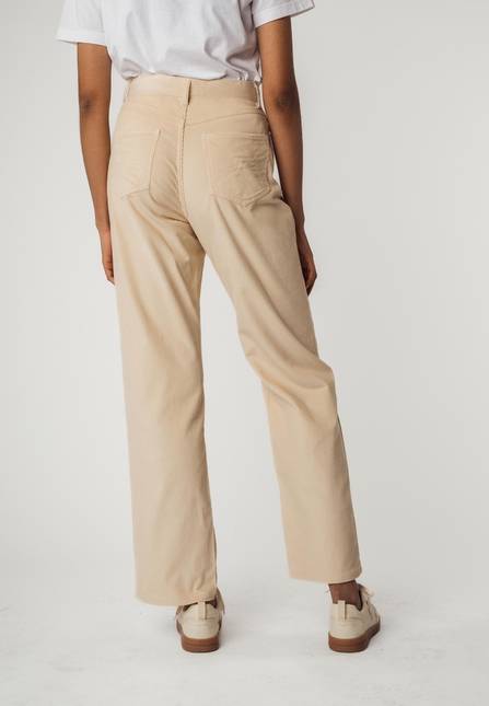 Melawear Cord Hose mit hohem Bund und weitem Bein OORJA Tägliche Deals